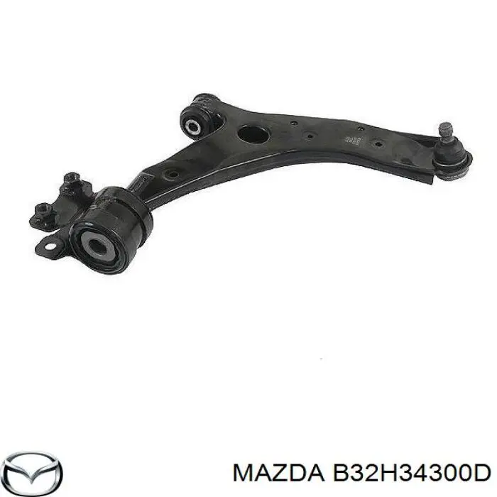 Важіль передньої підвіски нижній, правий Mazda B32H34300D ціна, від 26.61 USD