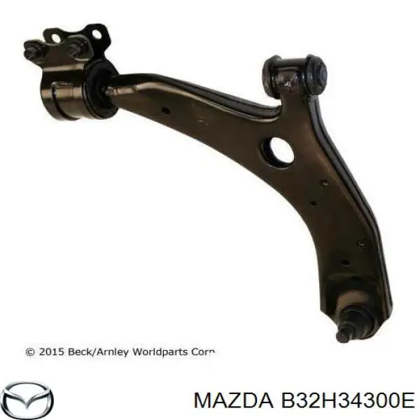 Правий важіль передній нижній підвіски Mazda B32H34300E