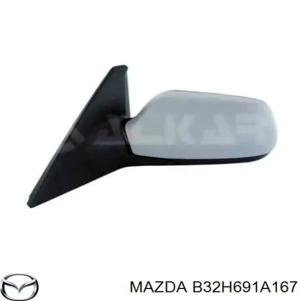 B32H691A167 Mazda Накладка дзеркала заднього виду, права
