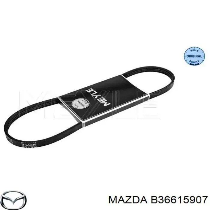 Клиновий ремінь Mazda B36615907 ціна, від 5.86 USD