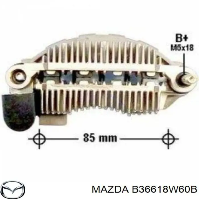 B36618W60B Mazda міст доданий генератора