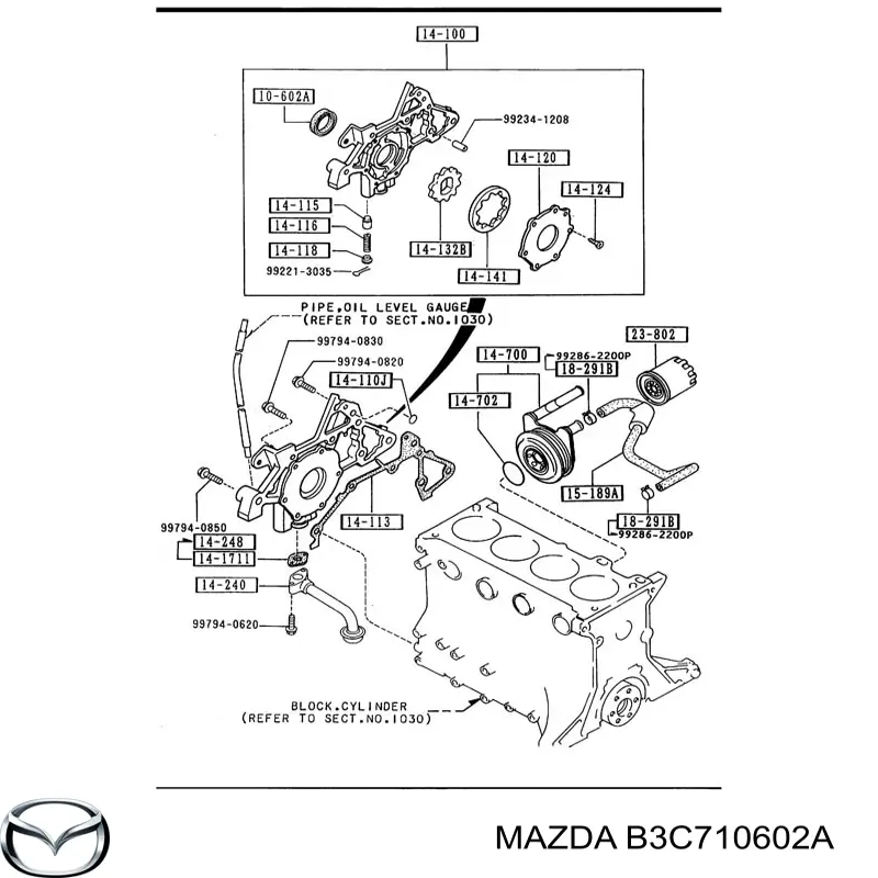 Сальник коленвала двигуна, передній Mazda B3C710602A ціна, від 3.67 USD