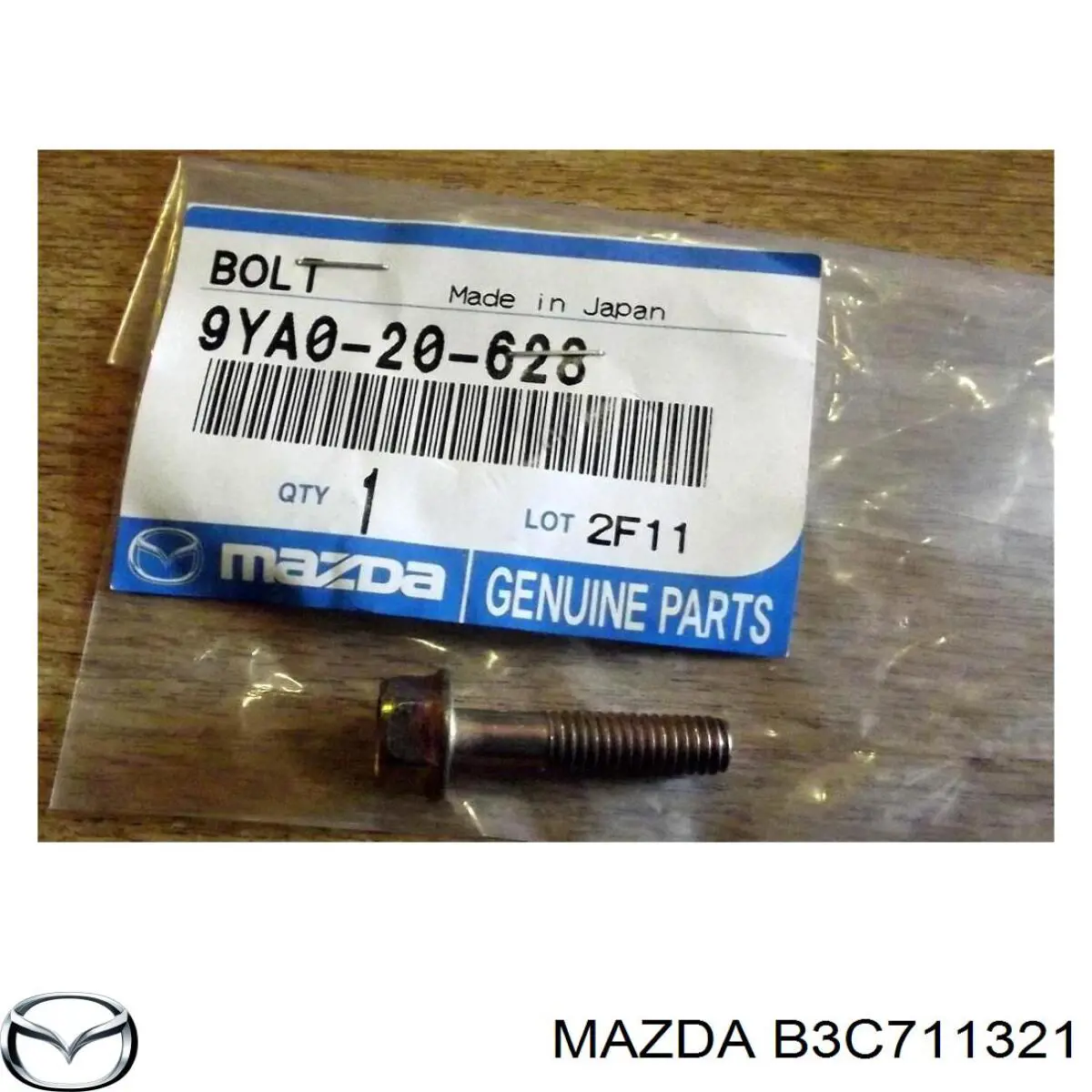 B3C711321 Mazda Зірка-шестерня приводу коленвалу двигуна
