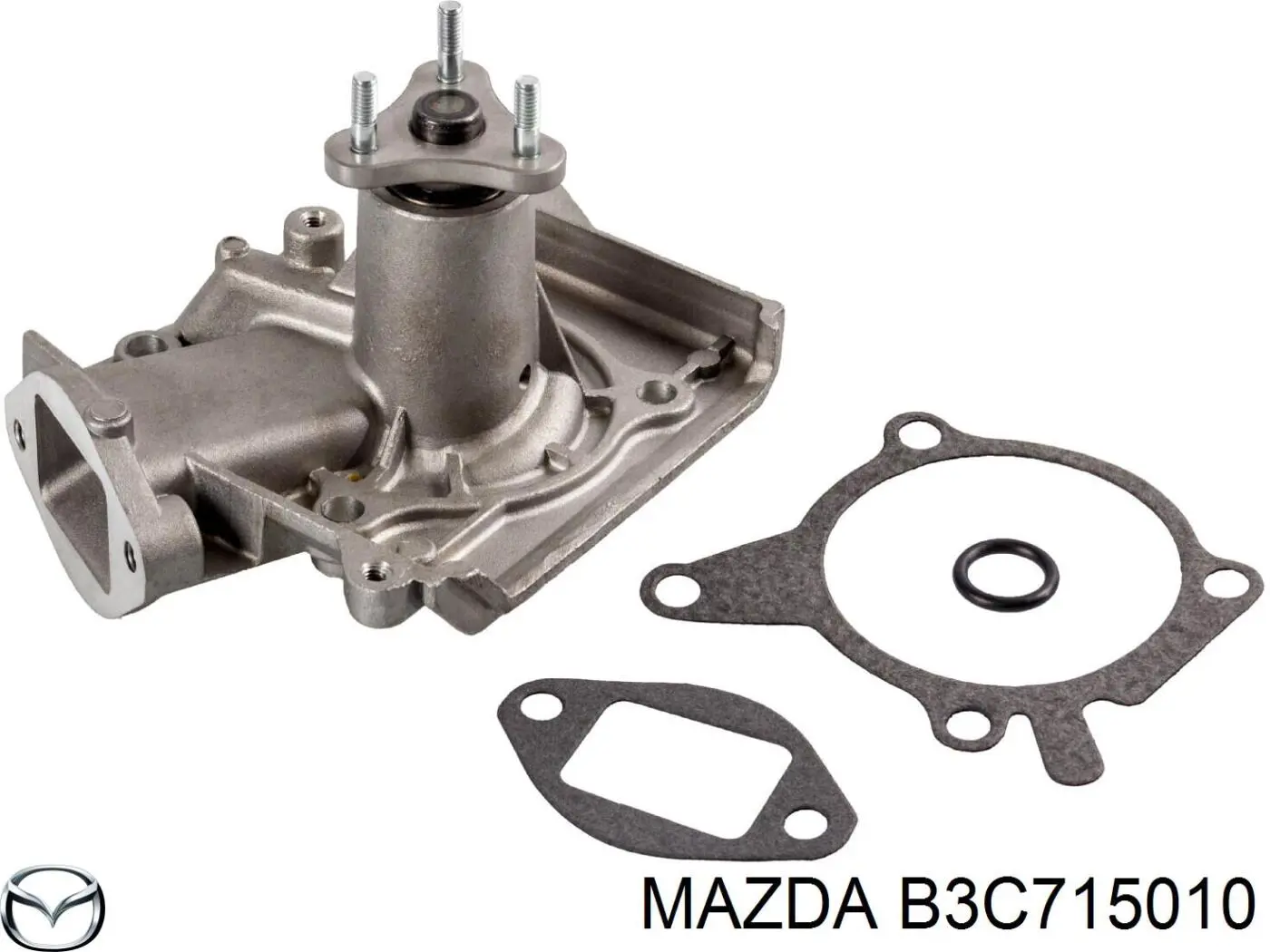 B3C715010 Mazda помпа водяна, (насос охолодження)