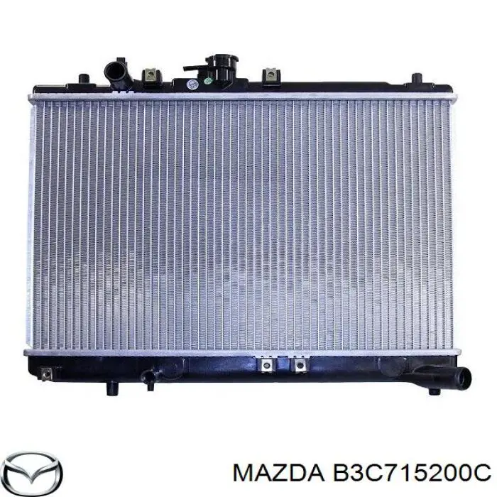 Радіатор охолодження двигуна B3C715200C Mazda