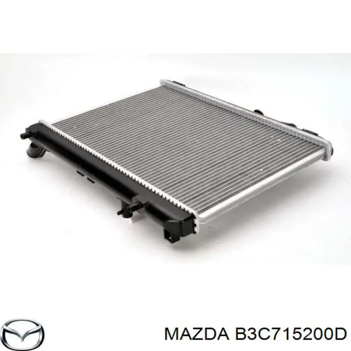 Радіатор B3C715200D Mazda
