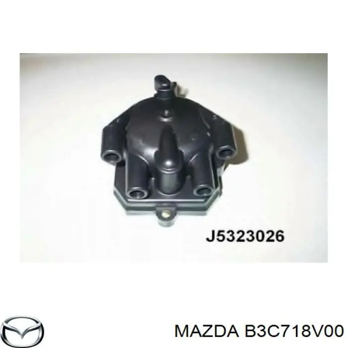 B3C718V00 Mazda Кришка розподільника запалювання / трамблера