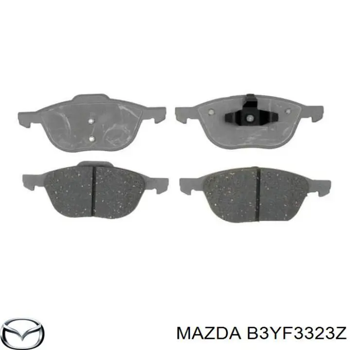 B3YF3323Z Mazda колодки гальмівні передні, дискові