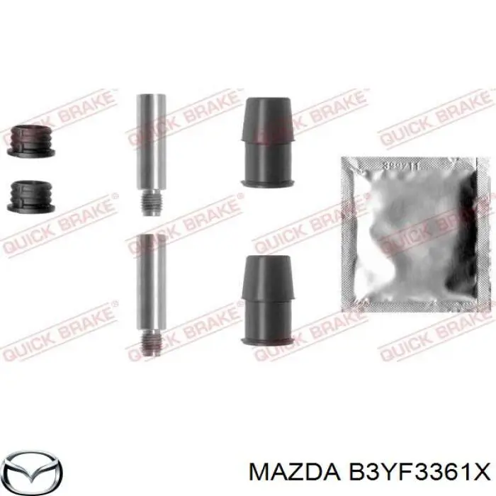 Супорт гальмівний передній правий Mazda B3YF3361X ціна, від 82.14 USD