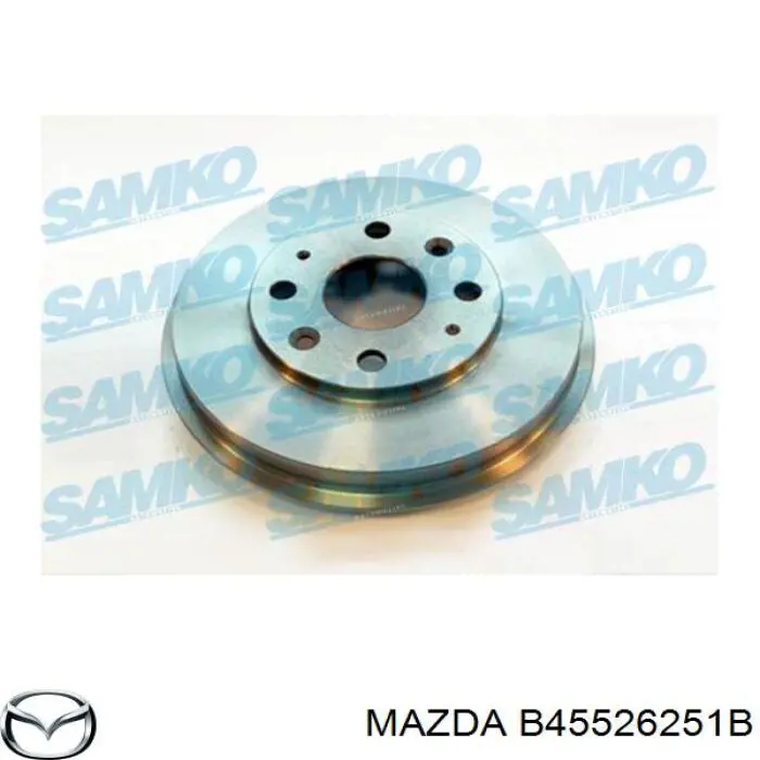 Барабан гальмівний задній Mazda B45526251B ціна, від 26.20 USD