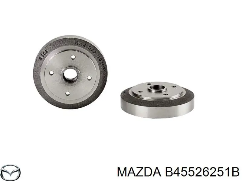B45526251B Mazda барабан гальмівний задній