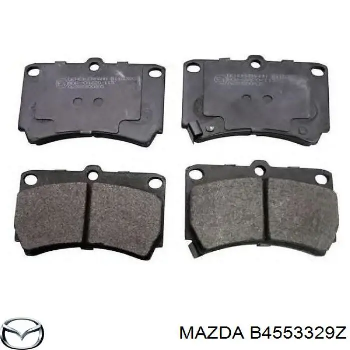 B4553329Z Mazda колодки гальмівні передні, дискові