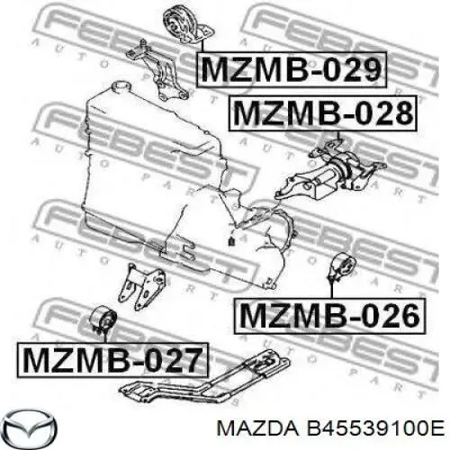 B45539100E Mazda Ліва опора двигуна