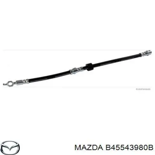 B45543980B Mazda Гнучка гальмівна трубка передня