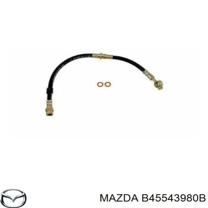 Шланг гальмівний передній Mazda B45543980B ціна, від 8.12 USD