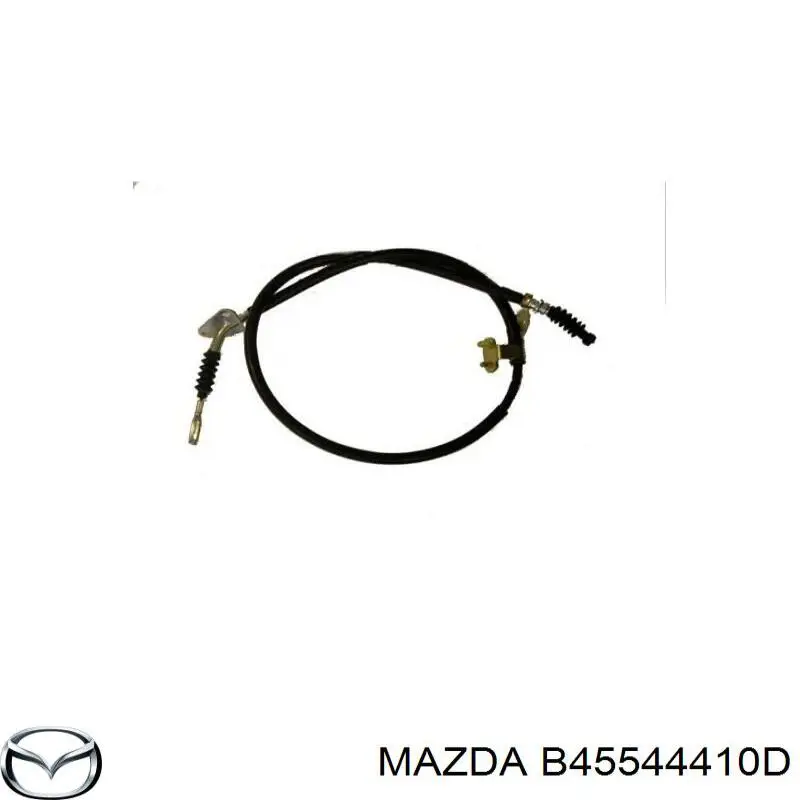 Купити B45544410D Mazda Трос ручного гальма задній, правий