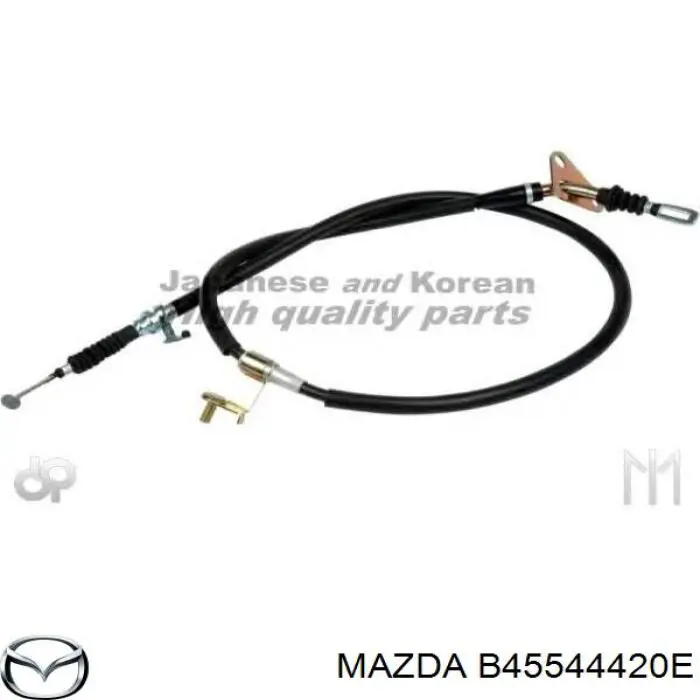 Купити B45544420E Mazda Трос ручного гальма задній, лівий