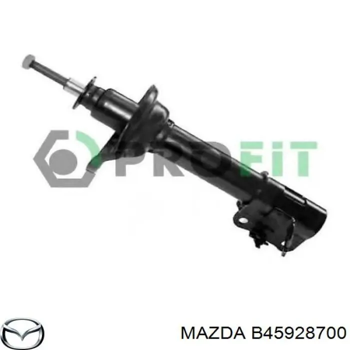 Амортизатор задній, правий Mazda B45928700 ціна, від 50.43 USD