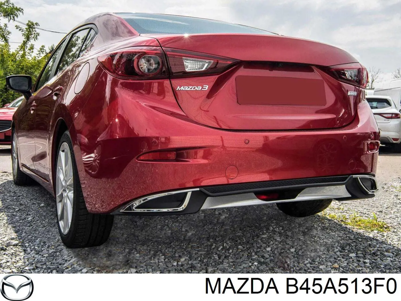 Купити B45A513F0 Mazda Ліхтар задній внутрішній правий