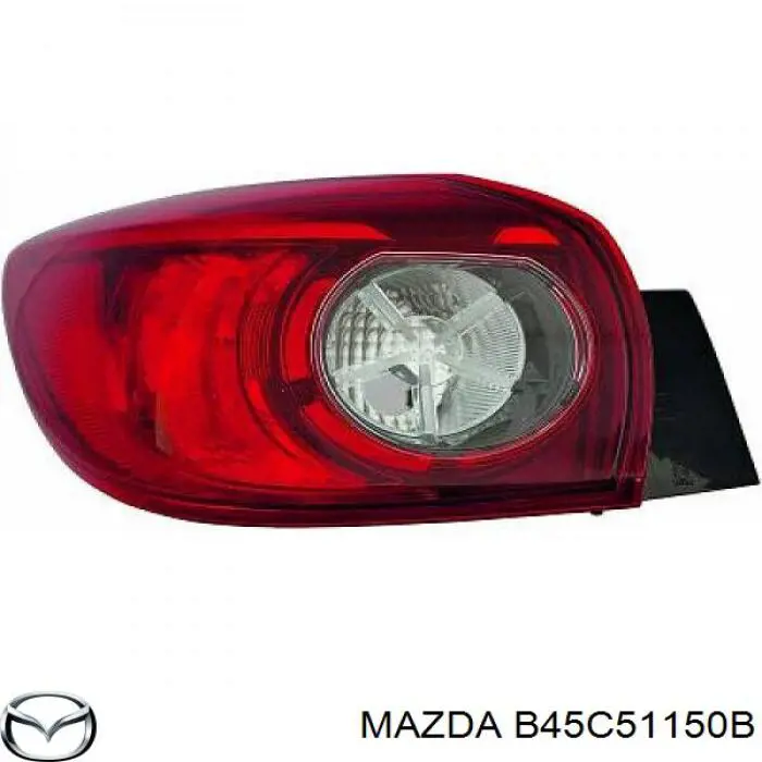 B45C51150A Mazda Задній правий зовнішній ліхтар