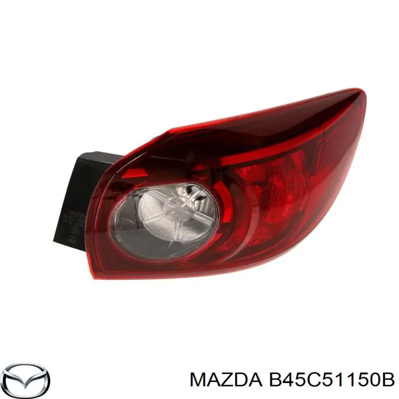 Ліхтар задній правий, зовнішній Mazda B45C51150C ціна, від 79.27 USD