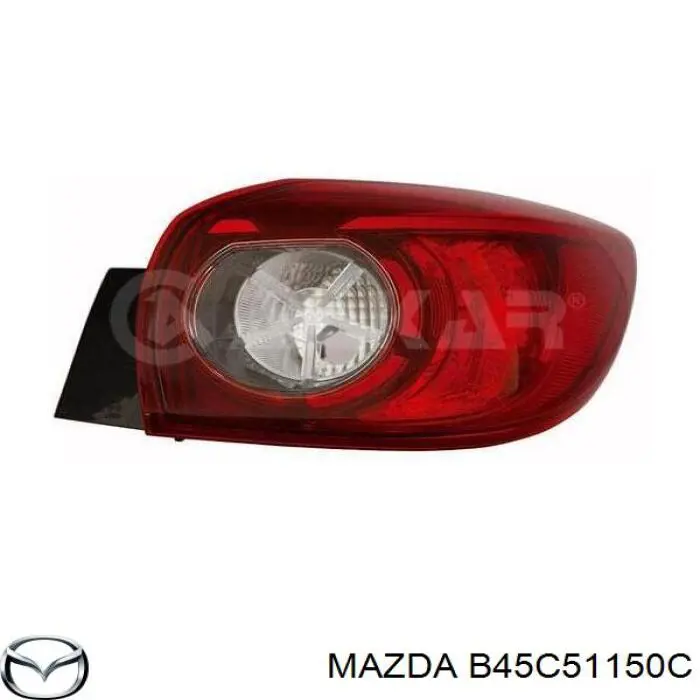 B45C51150A Mazda Задній правий зовнішній ліхтар