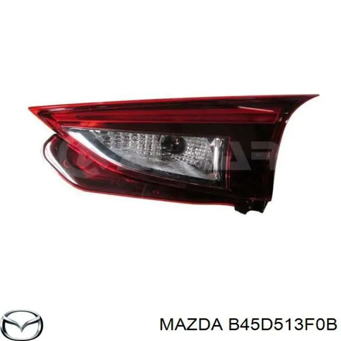 Ліхтар задній внутрішній правий Mazda B45D513F0C ціна, від 88.96 USD