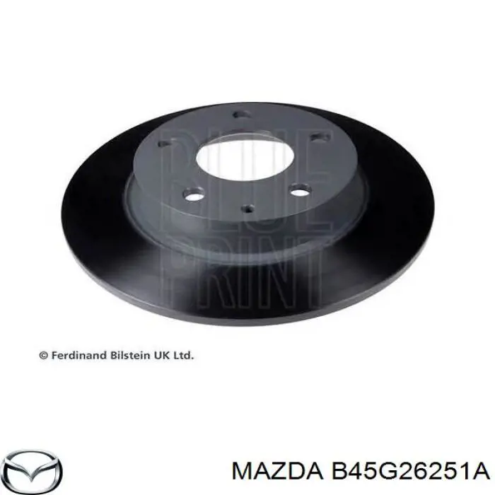 B45G26251A Mazda Дискові гальма