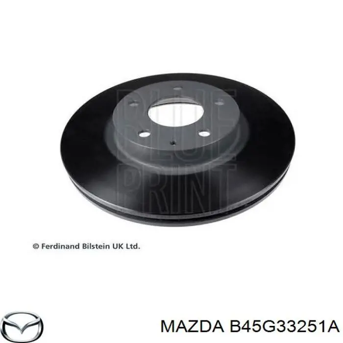 B45G33251A Mazda Гальмо дискове переднє