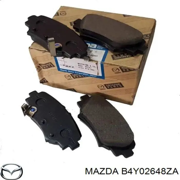 B4Y02648ZA Mazda Колодки гальмівні задні, дискові