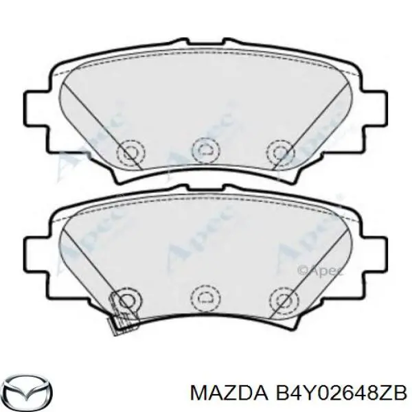 Купити B4Y02648ZB Mazda Задні колодки