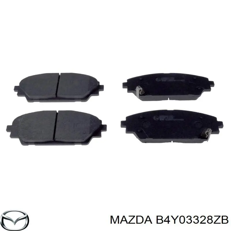 Купити B4Y03328ZB Mazda Колодки гальмівні передні, дискові