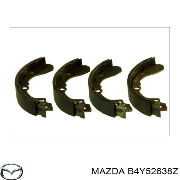 Купити B4Y52638Z Mazda Колодки гальмові задні, барабанні
