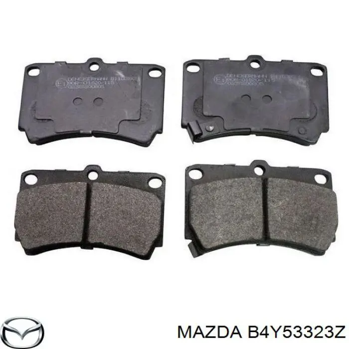 B4Y53323Z Mazda колодки гальмівні передні, дискові