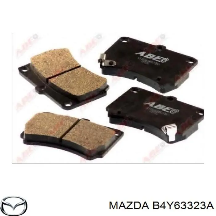 Купити B4Y63323A Mazda Колодки гальмівні передні, дискові