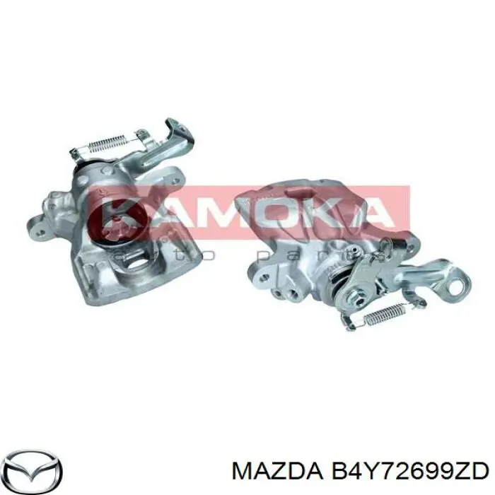 B4Y72699ZD Mazda Супорт гальмівний задній лівий