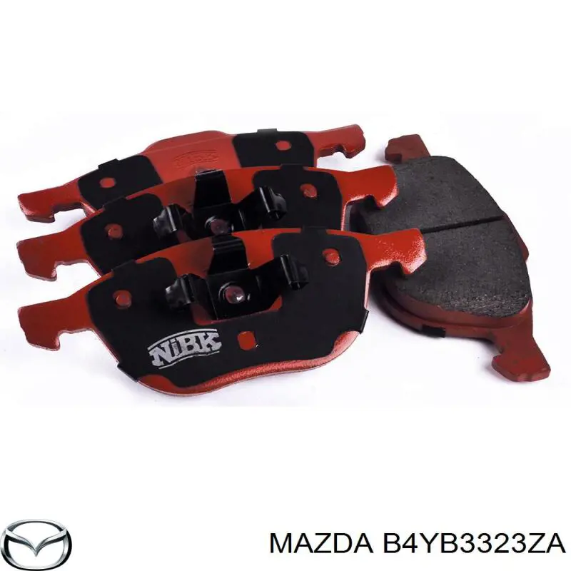 Гальмівні колодки Mazda B4YB3323ZA ціна, від 23.51 USD