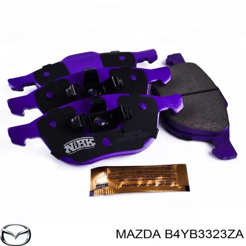 Купити B4YB3323ZA Mazda Колодки гальмівні передні, дискові