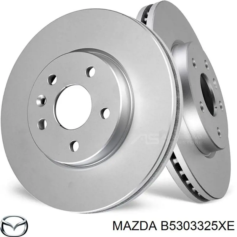 Гальмівні диски передні B5303325XE Mazda