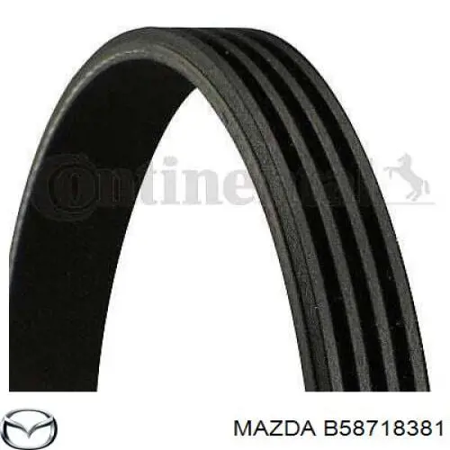 Купити B58718381 Mazda Ремінь генератора