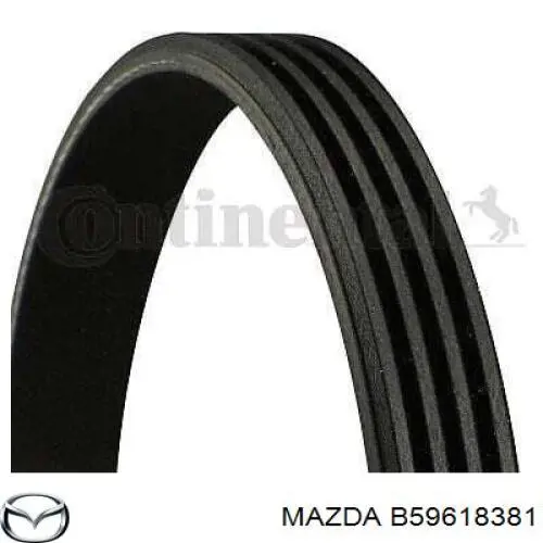 Клиновий ремінь Mazda B59618381 ціна, від 9.41 USD