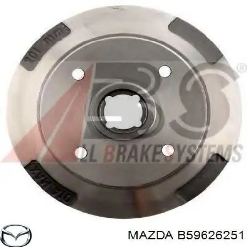 B59626251 Mazda барабан гальмівний задній