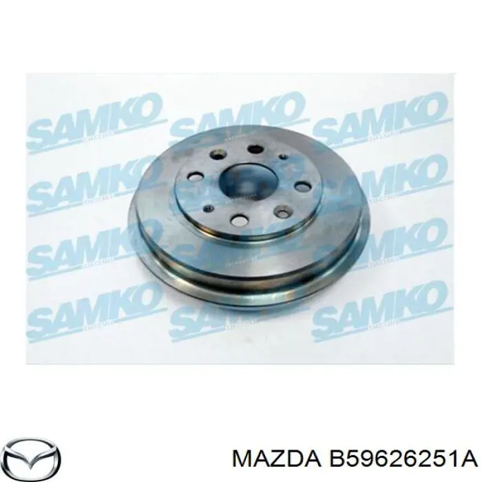 Барабан гальмівний задній B59626251A Mazda