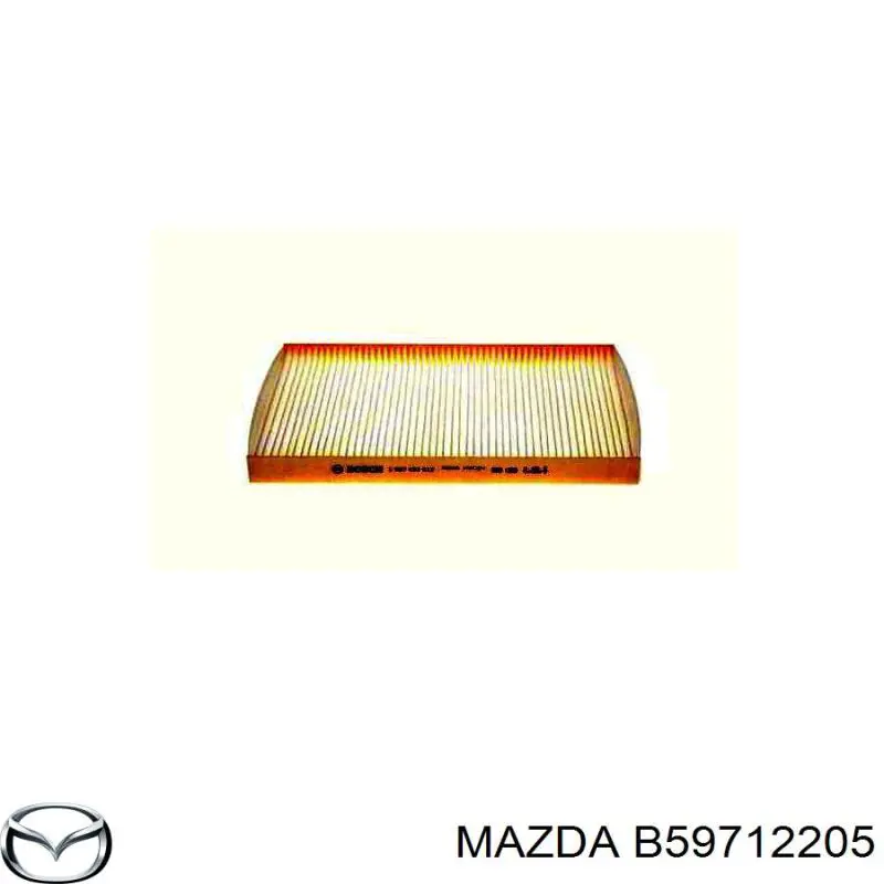 B59712205 Mazda Ремінь двигуна