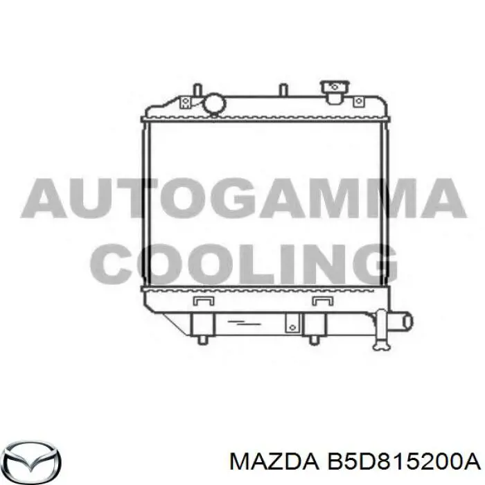 B5D815200A Mazda Радіатор охолодження двигуна