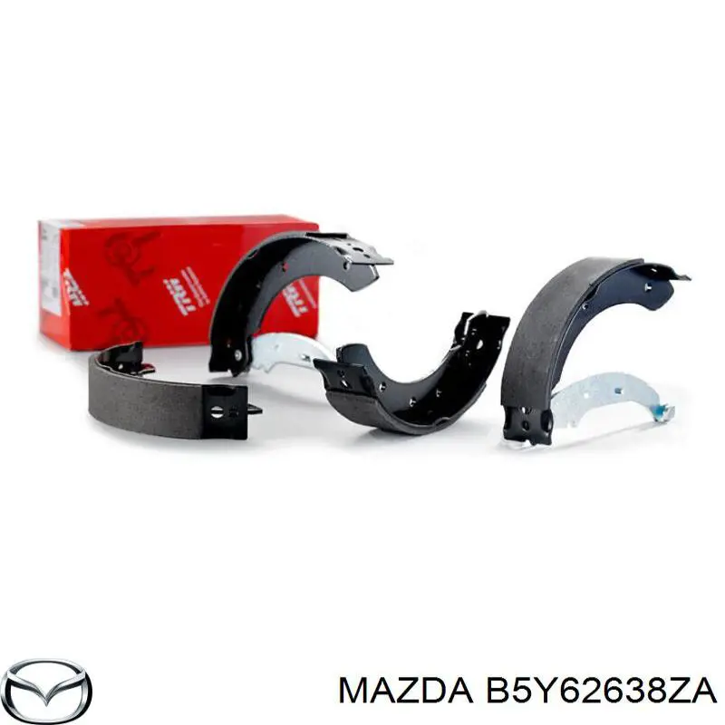 Купити B5Y62638ZA Mazda Колодки гальмові задні, барабанні