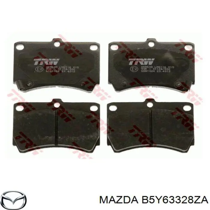 Купити B5Y63328ZA Mazda Колодки гальмівні передні, дискові