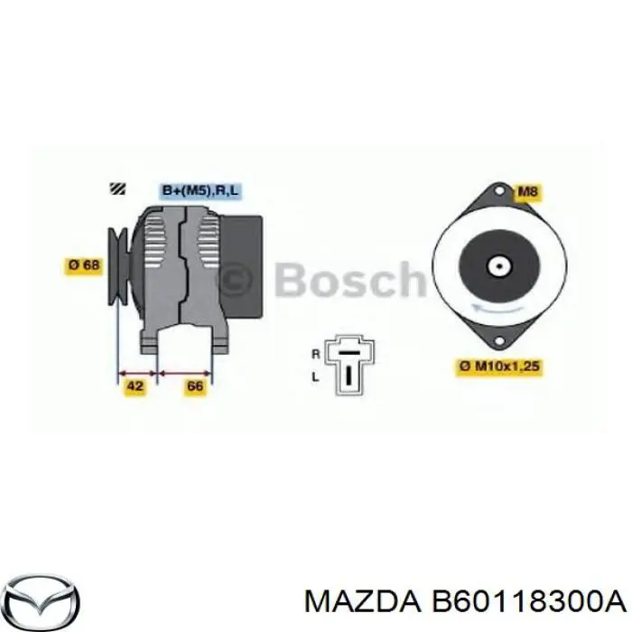  B60118300A Mazda