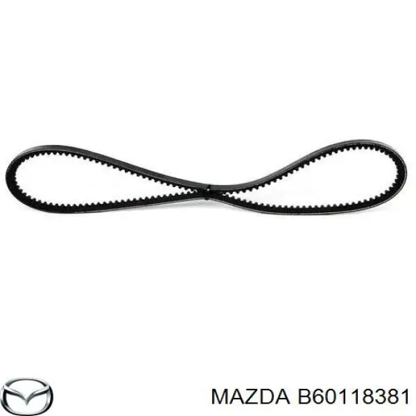 Клиновий ремінь Mazda B60118381 ціна, від 4.43 USD
