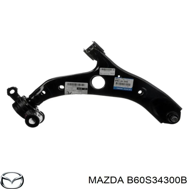 Важіль передньої підвіски нижній, правий Mazda B60S34300B ціна, від 63.33 USD